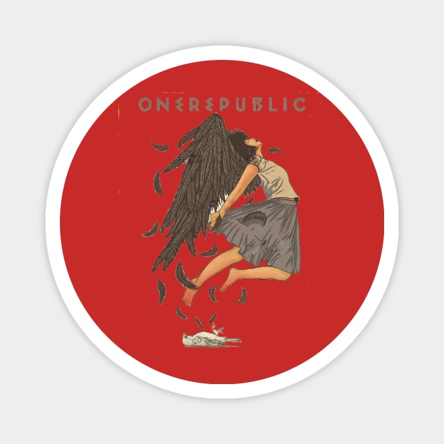 one republic Magnet by cucut